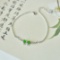 An Exquisite Sterling Silver Inlaid Jasper Bracelet