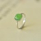 An Exquisite Sterling Silver Inlaid Jasper Ring