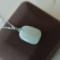 An Exquisite Sterling Silver Inlaid  Jade Pendant