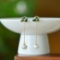 A Pair of Exquisite Sterling Silver-Gold Plated Inlaid Pearl Earrings