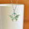 Exquisite Sterling Silver Inlaid Jasper Pendant