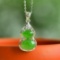 Exquisite Sterling Silver Inlaid Jasper Pendant