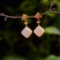 Exquisite Sterling Silver-Gold Plated Inlaid White Jade Earrings
