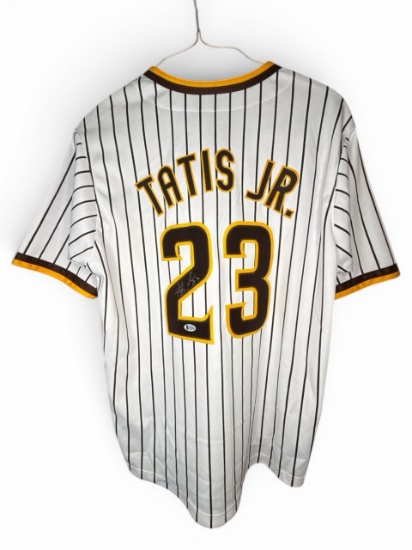 Fernando Tatis Jr Autographed San Diego Padres Jersey - Beckett Authenticated