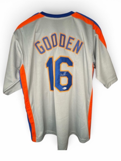 Dwight Gooden Autographed New York Mets Jersey - Beckett Authenticated