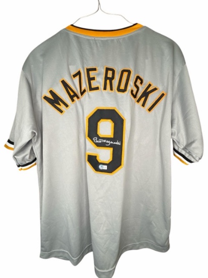 Bill Mazeroski Autographed Pittsburgh Pirates Jersey - Beckett Authenticated