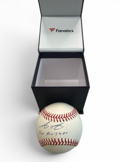 Aristedes Aquino Autogrraphed Baseball