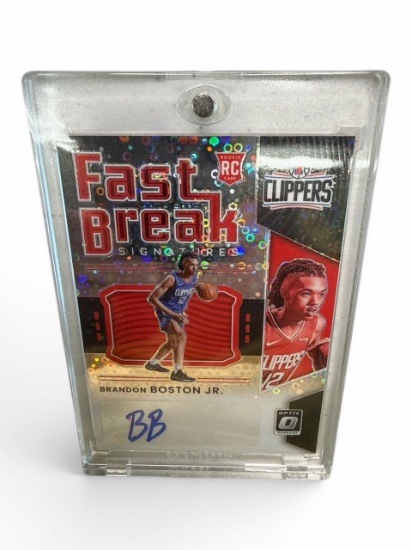 Brandon Boston Jr Signed Parallel 1/1