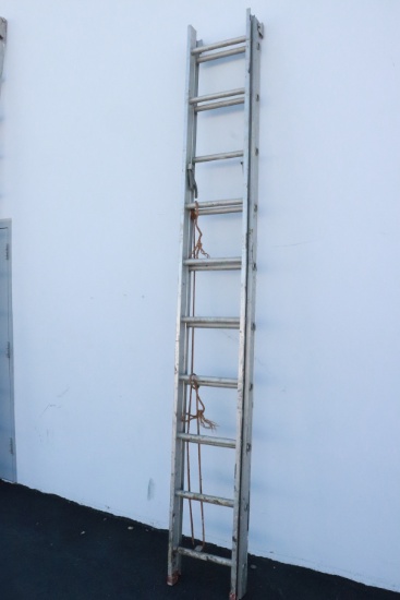 An extension ladder