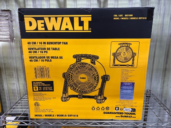 DeWalt 16in Bench Top Fan