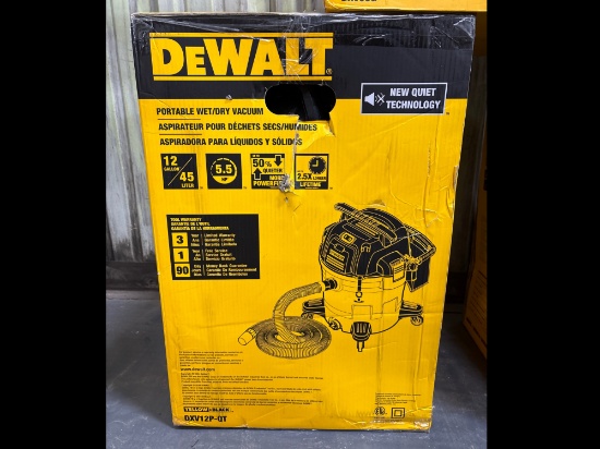 DeWalt 12 Gallon Portable Wet/Dry Vac