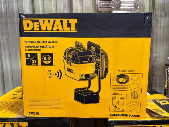 Unused DeWalt 6 Gallon Portable Wet/Dry Vac