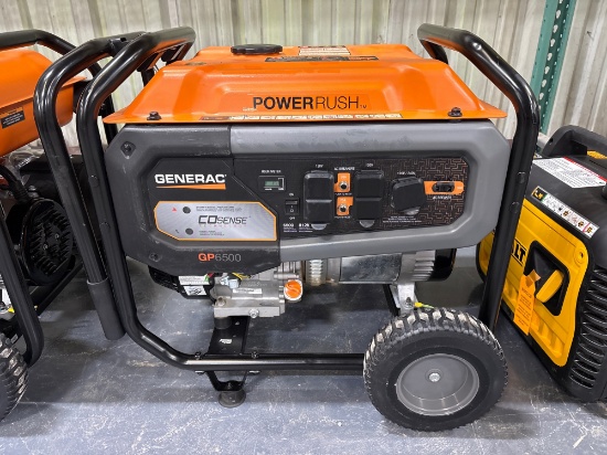 Generac Power Rush 6500 Watt Gas Generator
