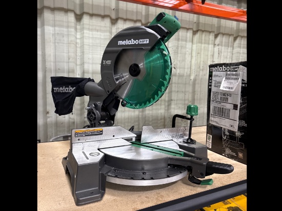 Unused Metabo HPT 10in Compound Miter Saw