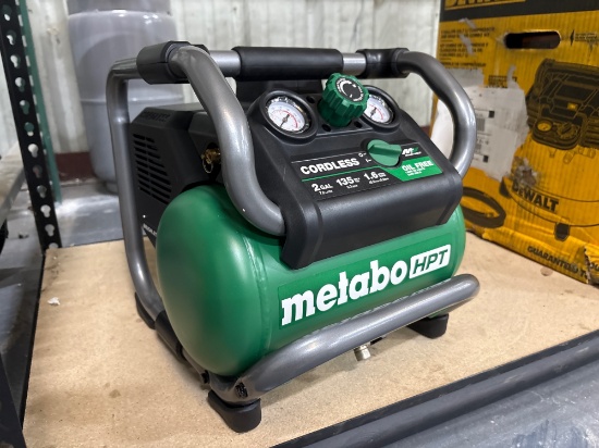 Unused Metabo HPT 36V 2 Gallon 135psi Cordless Compressor