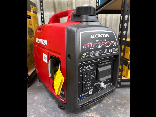 Unused Honda EU2200i Gas Inverter Generator