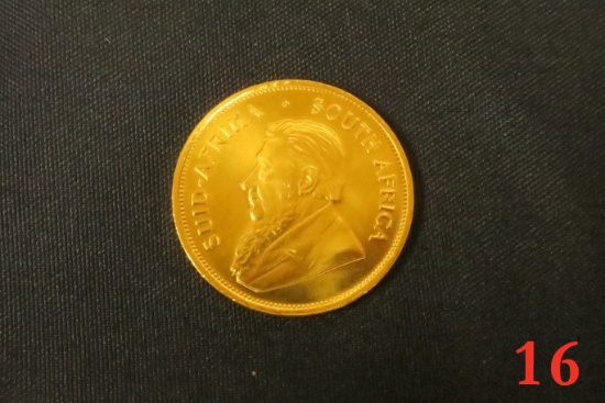 1 Oz. South Africa Gold Kruggerand - 1982