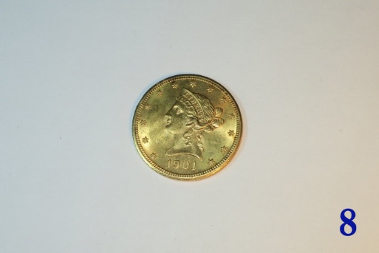 US 1901-P Liberty Head Gold Eagle