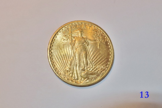 1910 US Gold Double Eagle - St. Gaudens