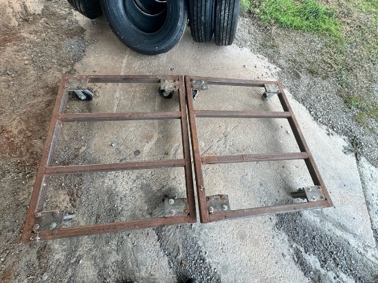QTY (2) PALLET CARTS,