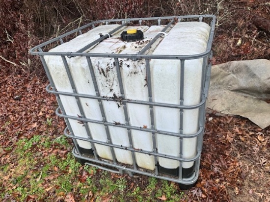 QTY (2) POLY TOTE LIQUID TANKS,