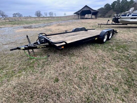 2014 BIG TEX 70CH CAR HAULER TRAILER,