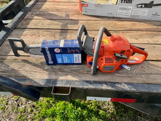 NEW UNUSED HUSQVARNA 435 16" CHAINSAW,