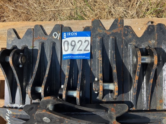 QTY (10) 14" EXCAVATOR THUMB BRACKETS