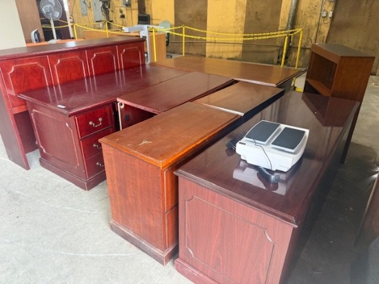 8-PIECE EXECUTIVE DESK SET
