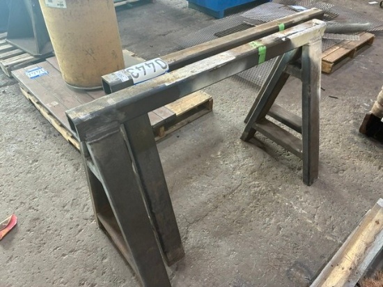 QTY (2) STEEL WELDING STANDS