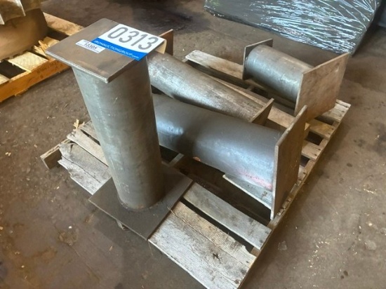 QTY (4) SUPPORT STEEL STANDS