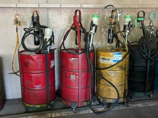 GRACO (3) GREASE PUMPS