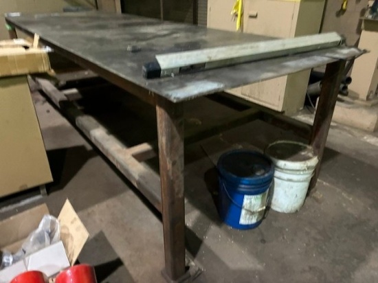 4'x12' METAL/STEEL SHOP TABLE