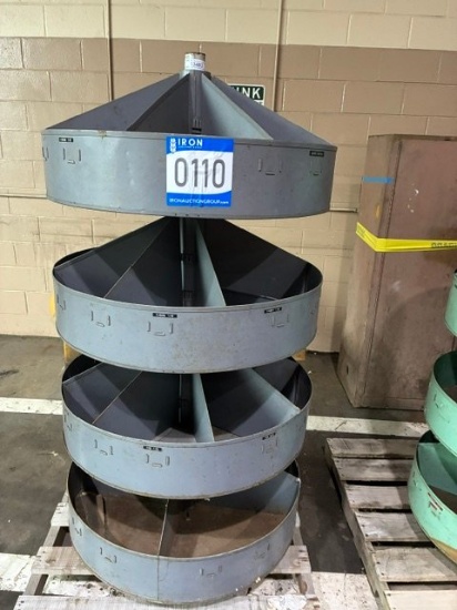 Metal Rotating Bin