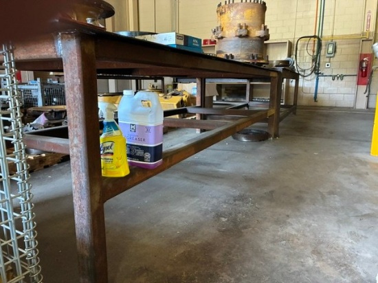 4'X12' METAL SHOP TABLE