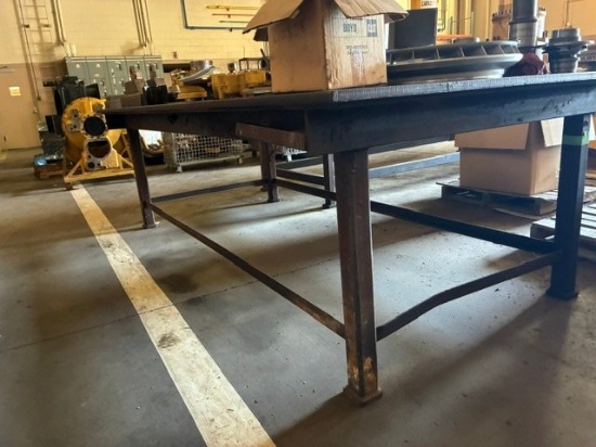 5'x10' METAL SHOP TABLE
