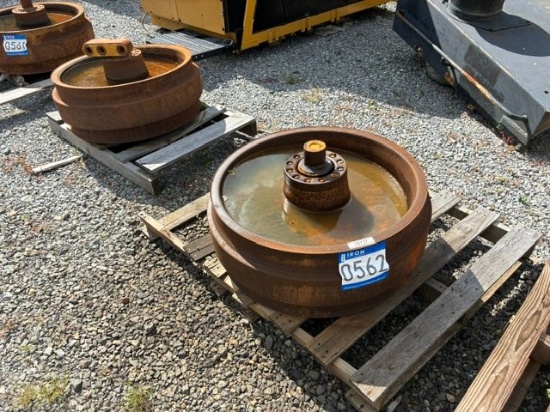 CATERPILLAR QTY (2) IDLER GROUPS