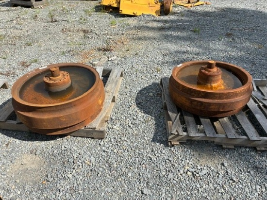 CATERPILLAR QTY (2) IDLER GROUPS