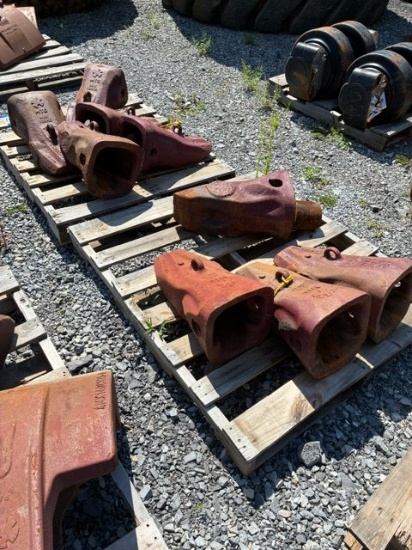 QTY (2) PALLETS BUCKET TEETH
