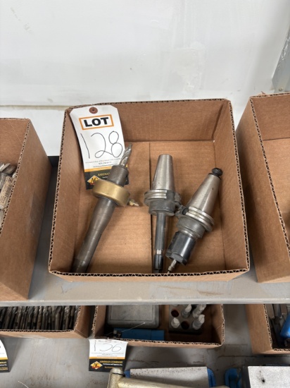 Tool Holder and 2 Cat 40 Taper Tooling