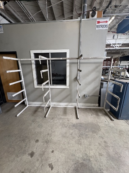 Metal Shelf For Pipe Storage