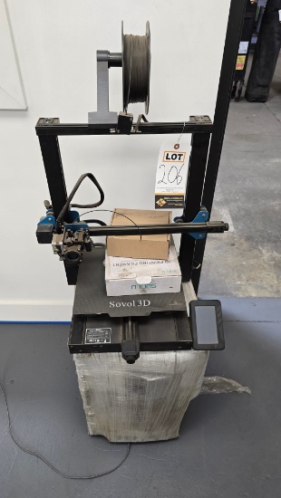 Equipped with a direct-drive extruder, automatic bed leveling, and a large