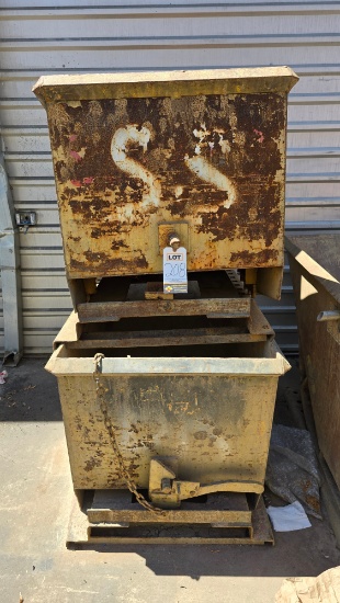 3x Dumping Hoppers