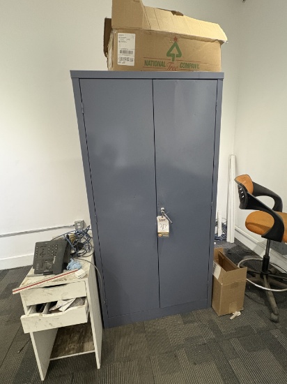 Storage Cabinet With Contents