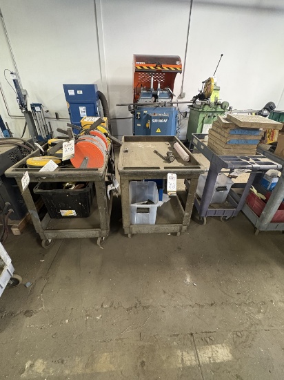 (4) Plastic Rolling Carts