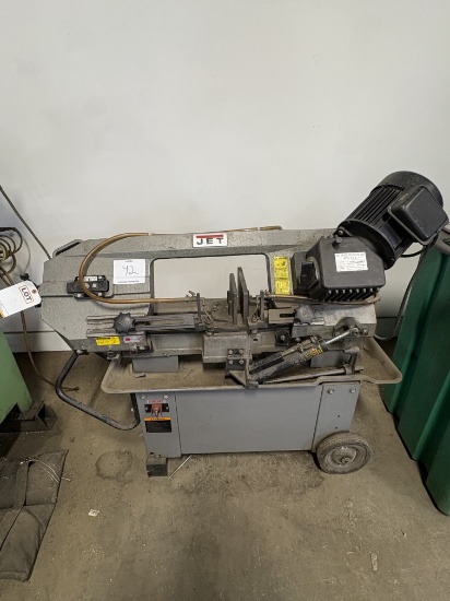 Jet Horizontal 8"� x 12"� Geared Headed Bandsaw MODELS HBS-812G SERIAL: 19049664% STOCK: 413460 M...