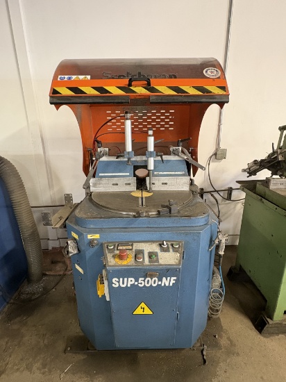 Scotchman SUP-600 24" Non-Ferrous 230V Three Phase Semi-Automatic Upcut Circular Cold Saw 1848
