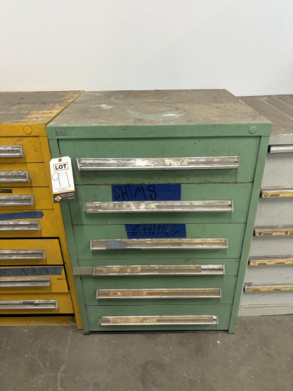 6 Drawer Vidmar Tool Cabinet