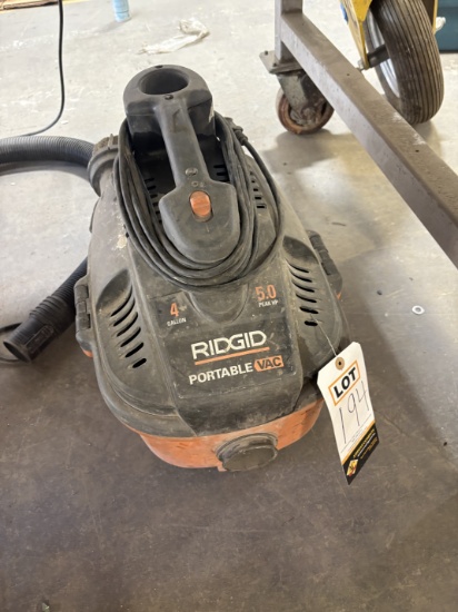 Rigid Shop Vac
