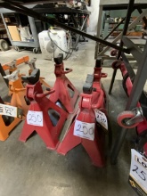 Four Sunex 6-Ton Jack Stands